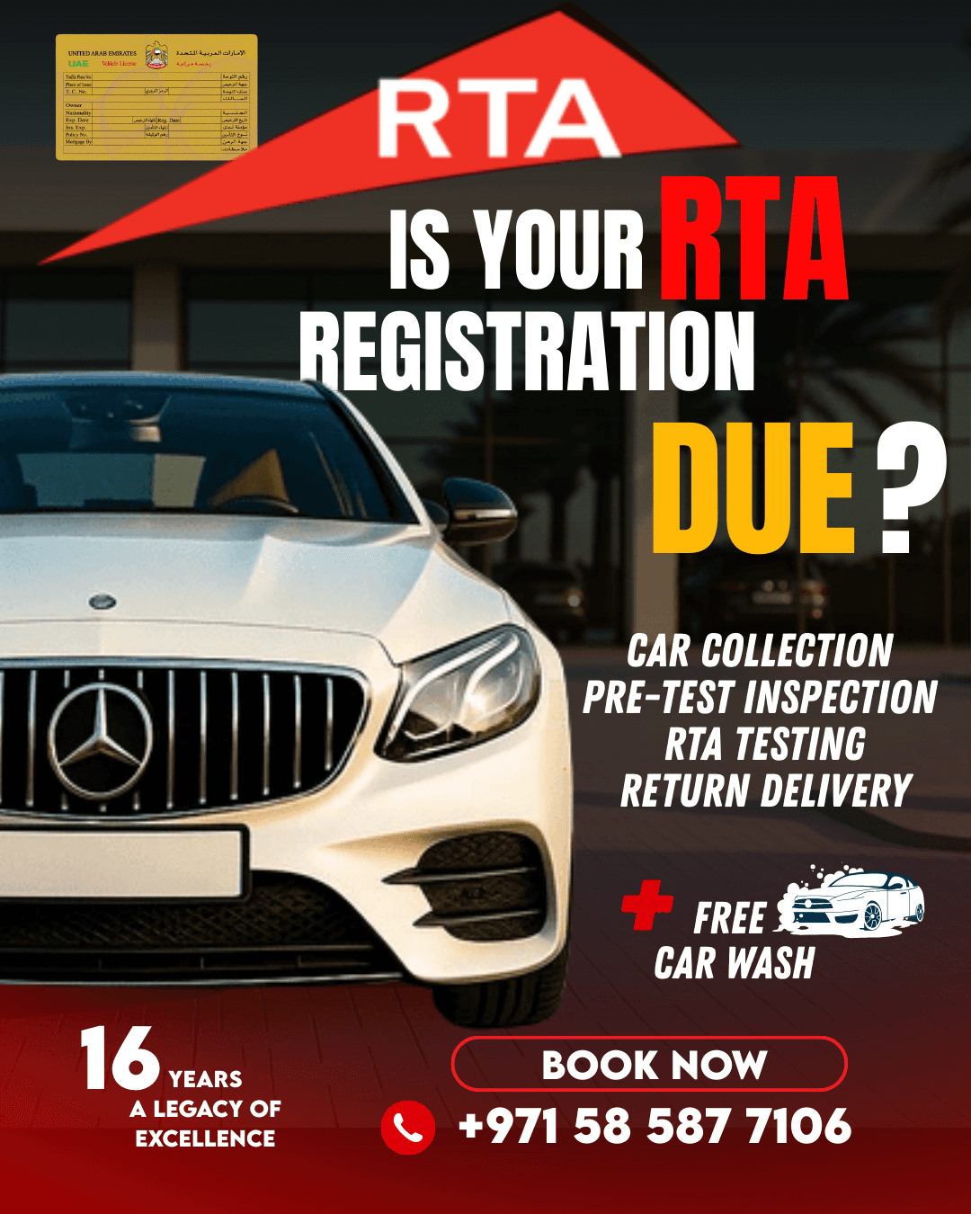RTA Pre-Test & Renewal Package