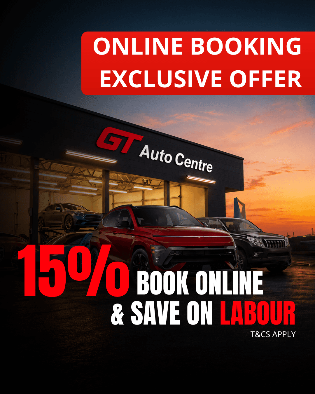 Book Online & Save 15% on Labour Costs
