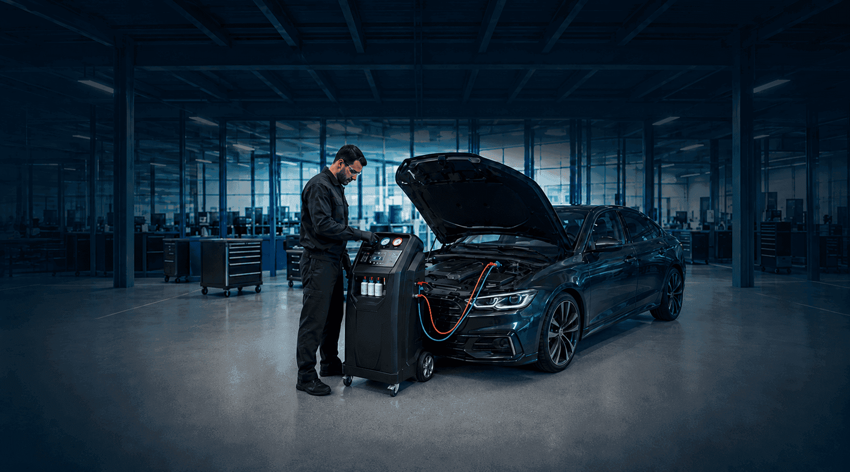 R1234yf AC Gas Recharge in Dubai — GT Auto Centre Dubai
