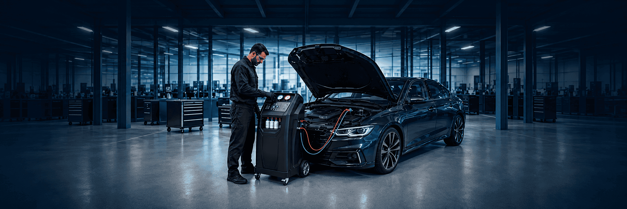 R1234yf AC Gas Recharge in Dubai — GT Auto Centre Dubai